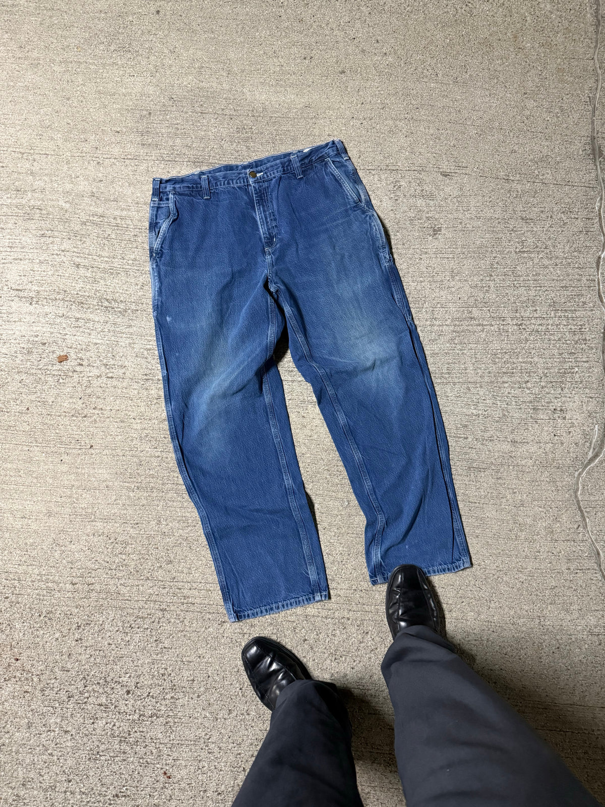 Vintage Blue Carhartt Jeans | 38x32