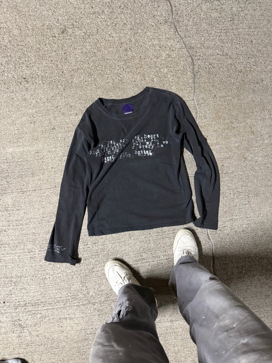 Graphic Black Long Sleeve | Medium