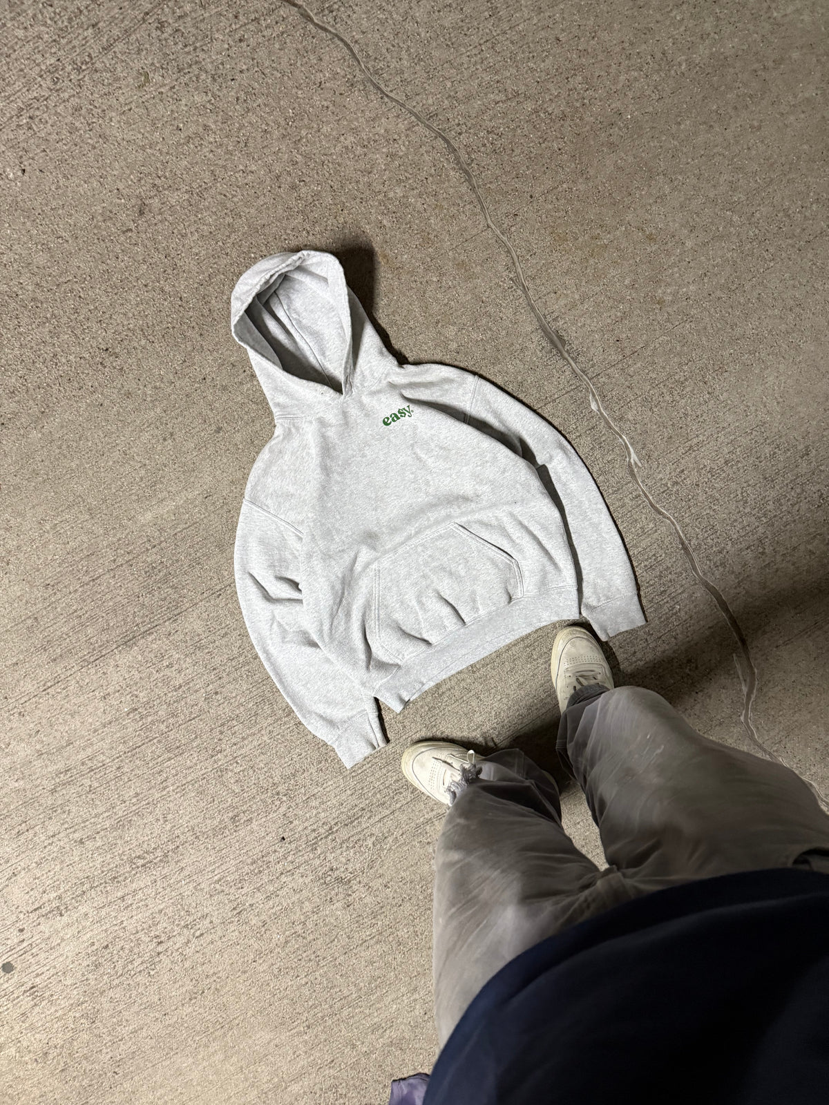 Heather Gray Hoodie | Small
