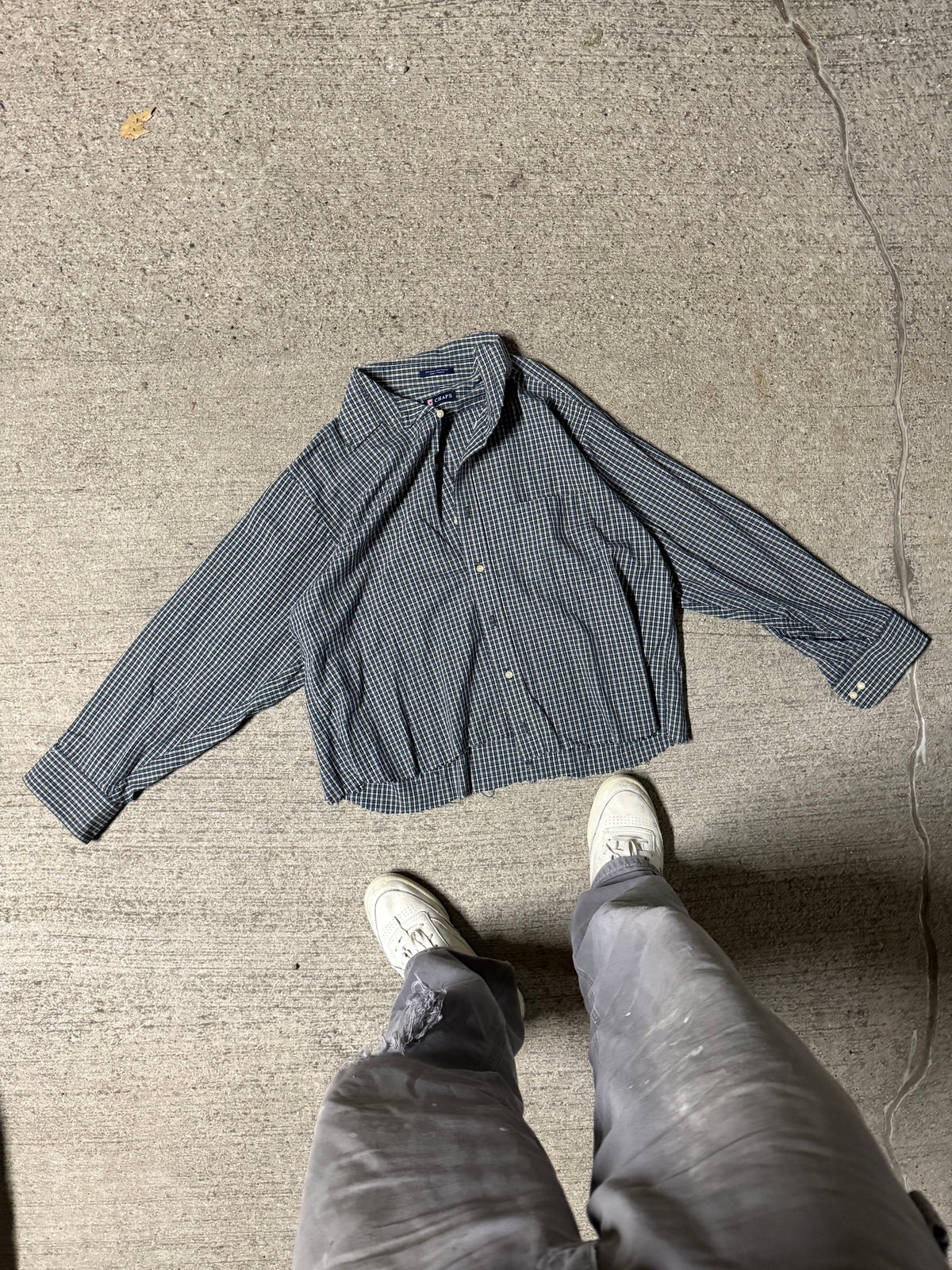 Cropped Button Up | Medium