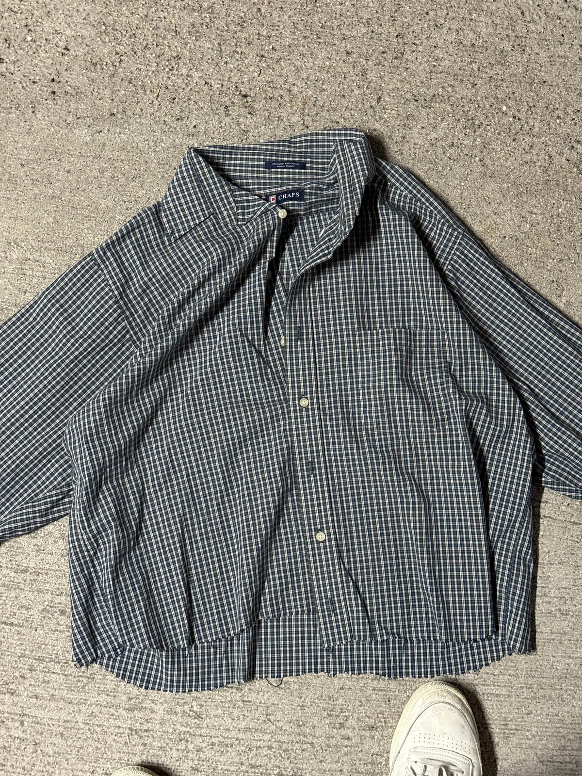 Cropped Button Up | Medium