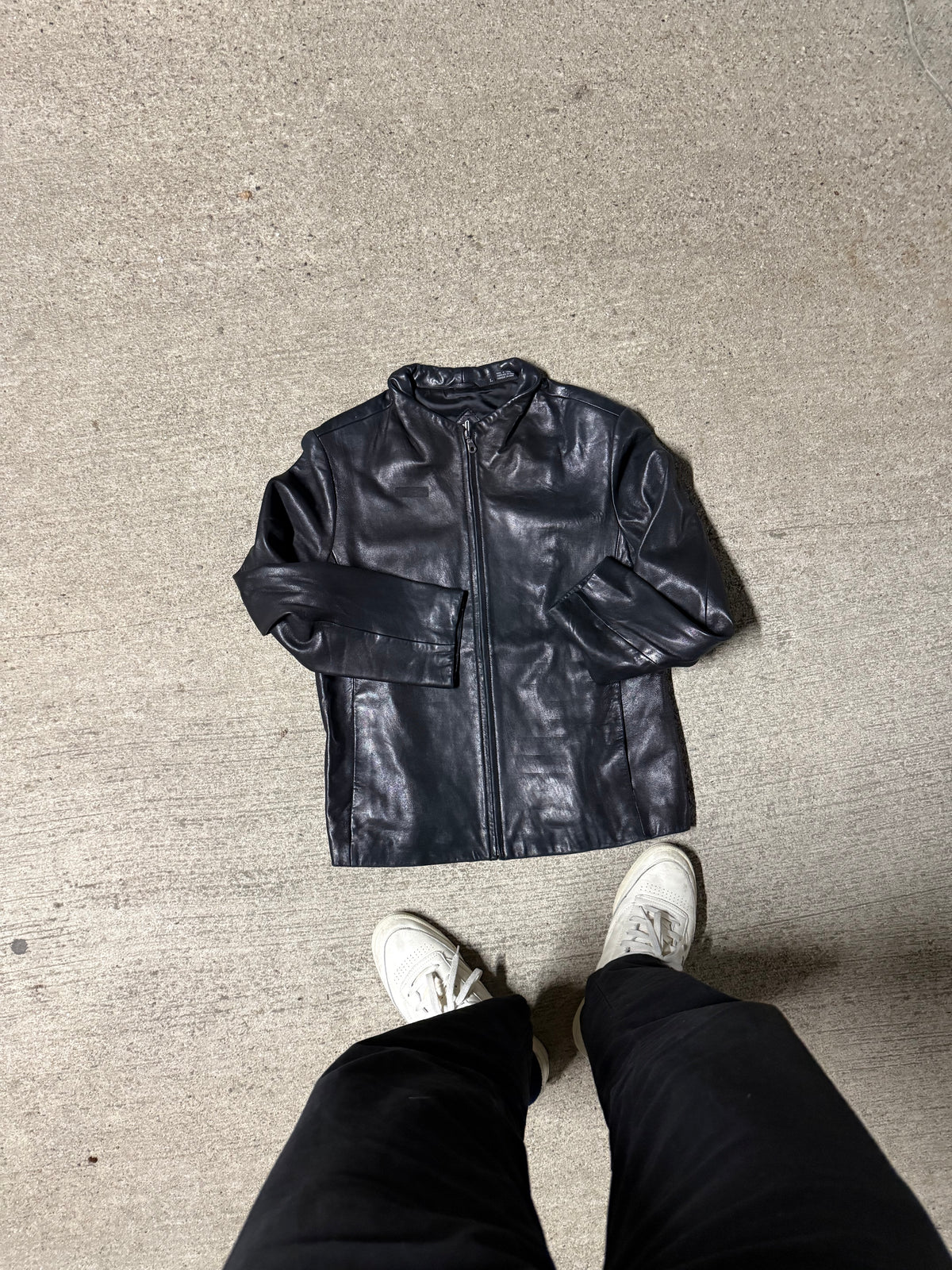 Vintage Leather Jacket | Large